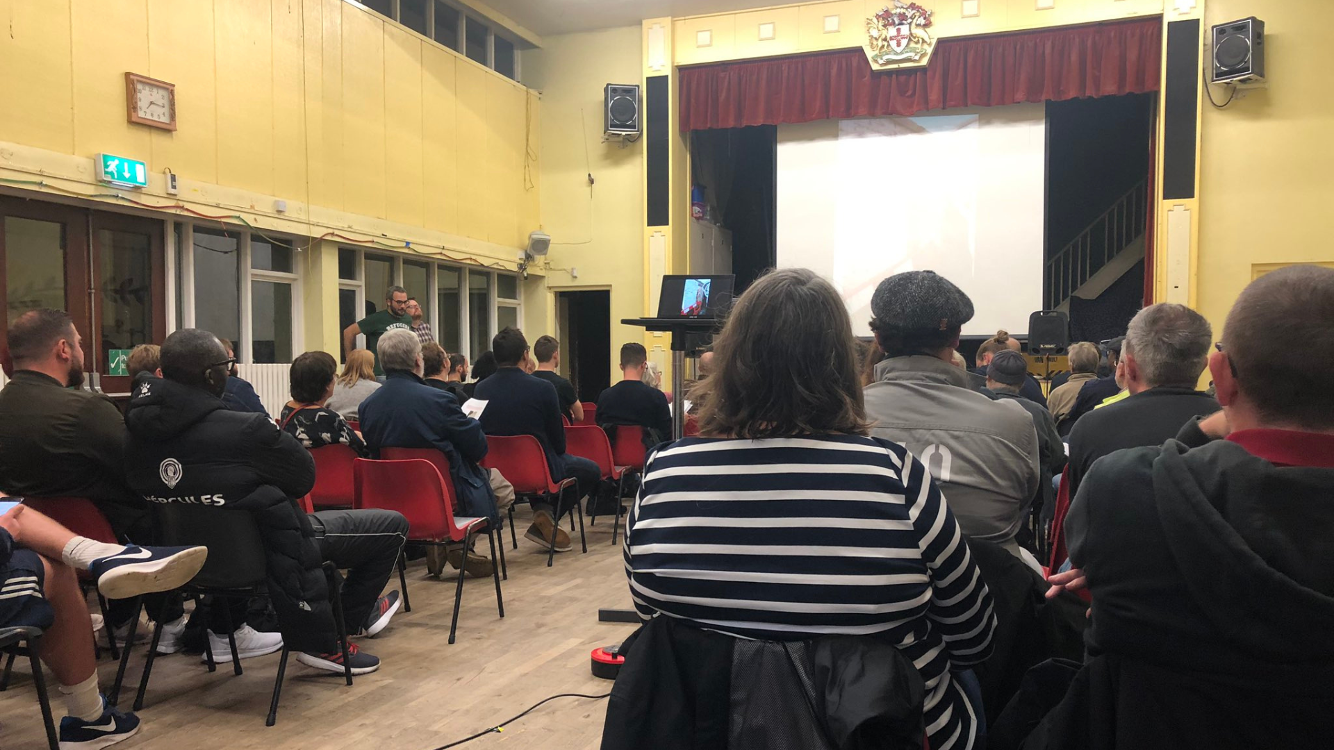 Community Meeting in the Main Hall