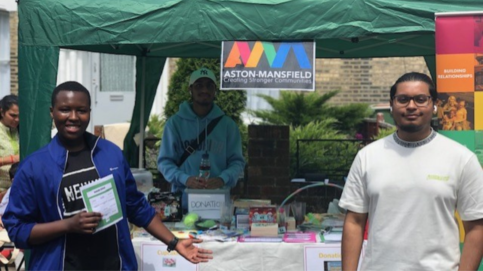 Running The Aston-Mansfield Stall At The Forest Gate Festival